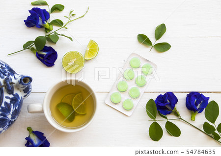 herbal health drinks honey lemon with lozenge herbal health drinks honey lemon with lozenge 54784635