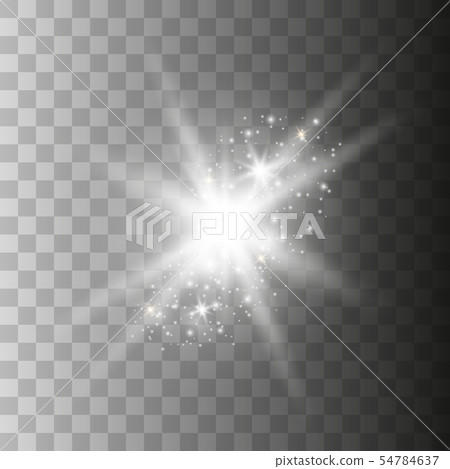 Sparks glitter special light effect 54784637