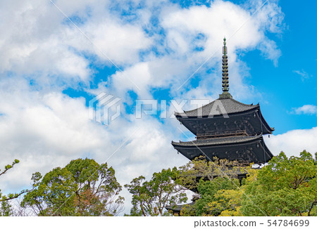 古都京都To-ji寺廟的秋天風景 古都京都To-ji寺廟的秋天風景 54784699
