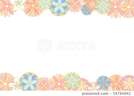 Japanese style floral pattern in pastel color - Stock Illustration ...