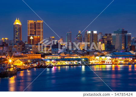 臺灣高雄港旗津景色Kaohsiung Port, Taiwan, Asia Landscape 54785424