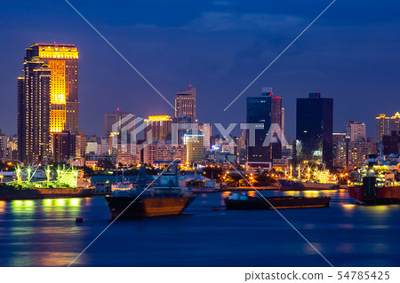 臺灣高雄港旗津景色Kaohsiung Port, Taiwan, Asia Landscape 54785425