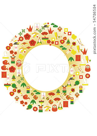 Material for new year's cards 54786584