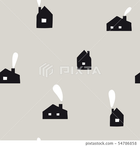Scandinavian geometric seamless pattern  54786858