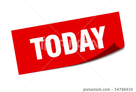 today sticker. today square isolated sign. today Stock