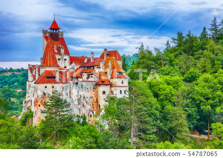 The medieval Castle of Bran known for the myth of The medieval Castle of Bran known for the myth of 54787065