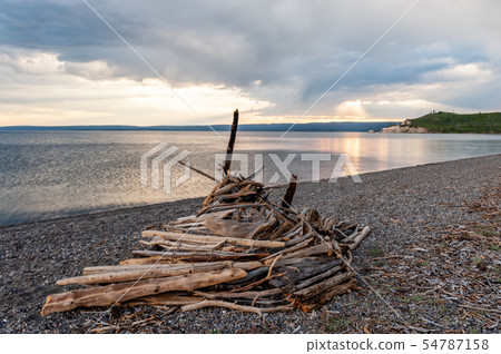 Lake Yellowstone at Sunset Lake Yellowstone at Sunset 54787158