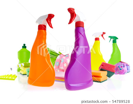 Cleaning product plastic container for house clean Cleaning product plastic container for house clean 54789528