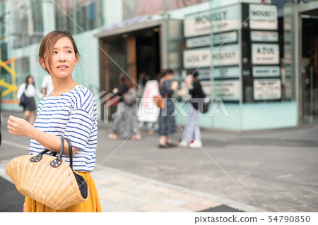 Women walking in Omotesando, early summer 54790850