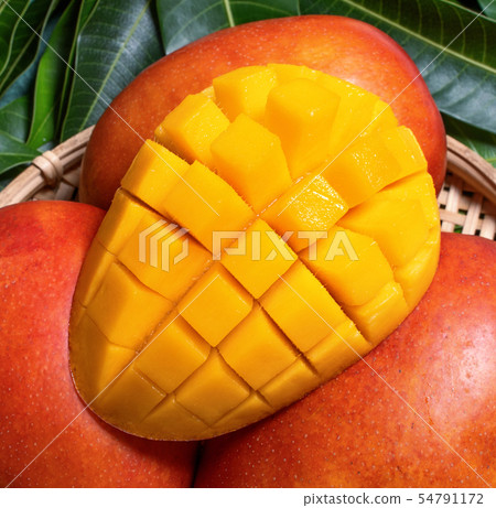 Fresh Mango dice Mango cut Mango 54791172