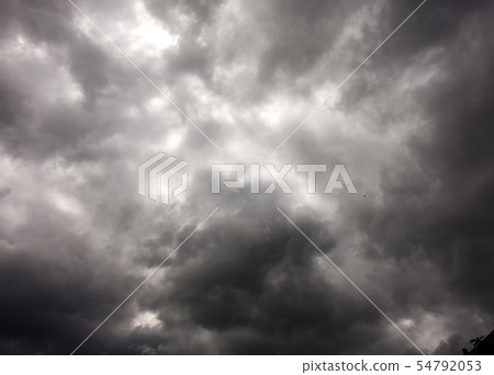 Dark and Dramatic Storm Clouds Area Background Dark and Dramatic Storm Clouds Area Background 54792053