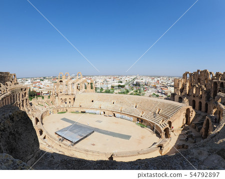 Amphitheater of El Jem, Tunisia Amphitheater of El Jem, Tunisia 54792897