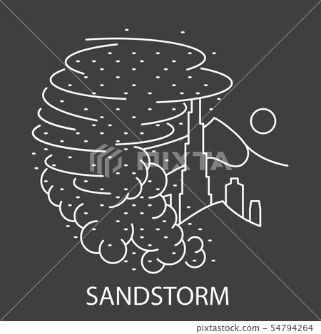 Sand Storm Natural Disaster Sand Storm Natural Disaster 54794264