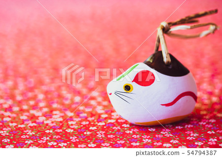 地球響鈴白色老鼠 54794387