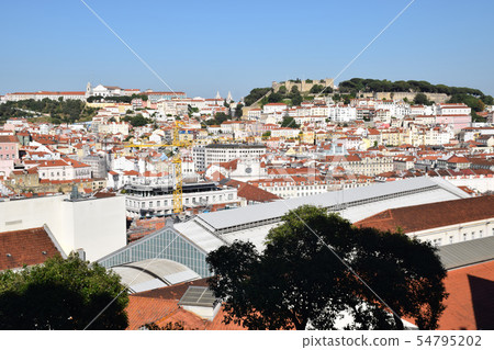 Lisbon From the San Pedro de Alcantara Lookout 54795202