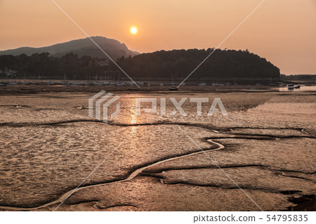 Wales with Conwy bay in United Kingdom Wales with Conwy bay in United Kingdom 54795835