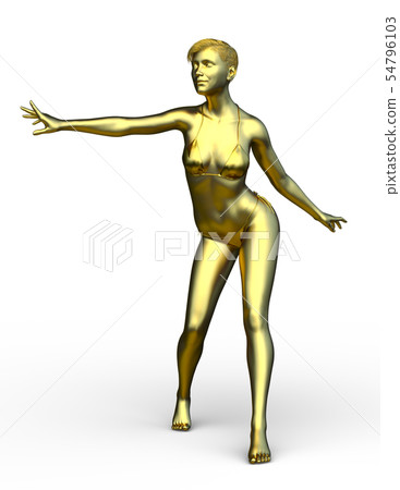  Gold statue 54796103