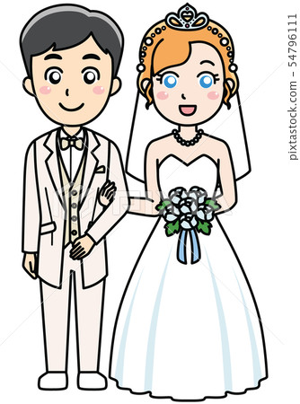 國際婚姻 - 日本男人和白人女性 國際婚姻 - 日本男人和白人女性 54796111