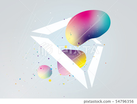 Background material image gradation - Stock Illustration [54796356] - PIXTA