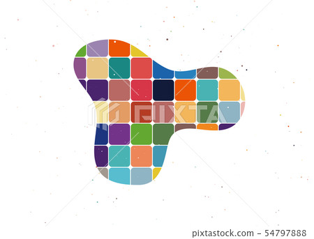 Background material Flat design image 54797888