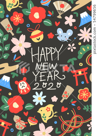 2020 New Year's card 2020 New Year's card 54799656