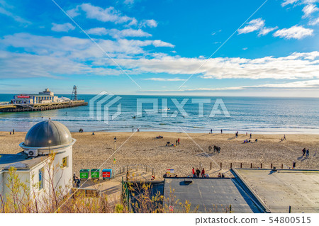 View of Bournemouth beach 54800515