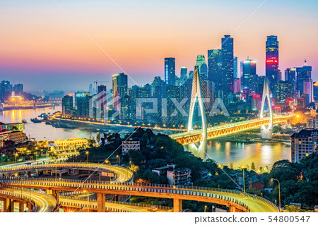 Evening view of Chongqing 54800547