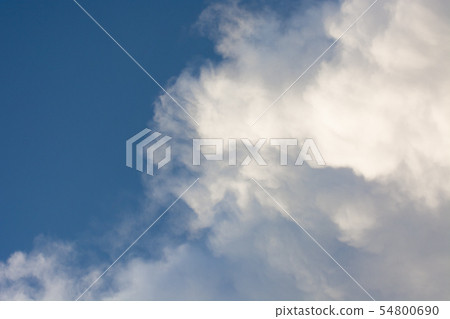 White Fluffy Clouds In The Blue Sky, For 54800690