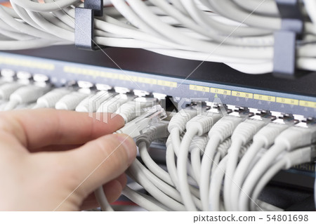 Computer Cable, Horizontal, Selective Focus 54801698