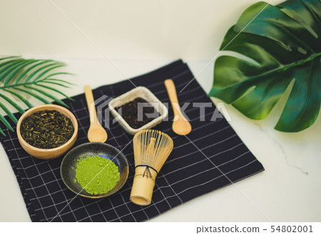 matcha green tea and bamboo whisk matcha green tea and bamboo whisk 54802001