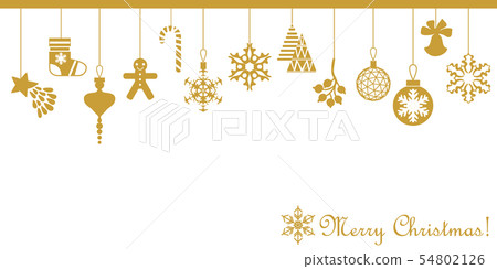 Merry Christmas greeting card. 54802126