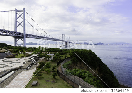 香川縣坂出市瀨戶大橋和Yojima停車場 香川縣坂出市瀨戶大橋和Yojima停車場 54804139