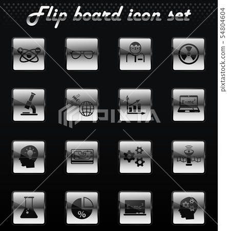 science icon set 54804604