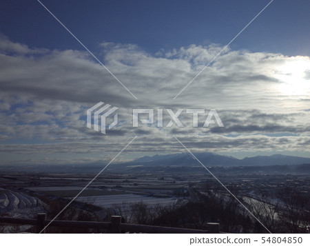 Furano basin and Tokachi dake mountains Furano basin and Tokachi dake mountains 54804850