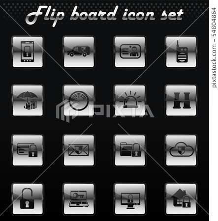 security icon set security icon set 54804864