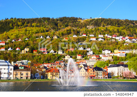 Fairy-tale landscapes in Bergen, Norway Fairy-tale landscapes in Bergen, Norway 54804947