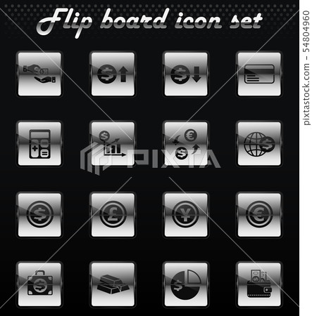 currency exchange icon set currency exchange icon set 54804960