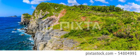 Taro gravel/Jiro gravel panorama [Iki City, Nagasaki Prefecture] 54804991