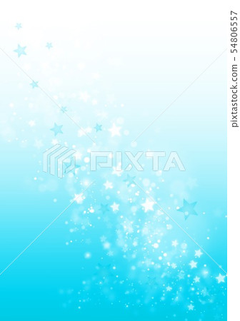 淺藍色的星閃爍圖像垂直 54806557