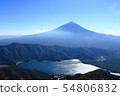West Lake and Mt Fuji seen from Mt. Yukitogatake 54806832