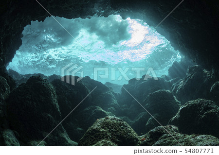 Cave diving 54807771