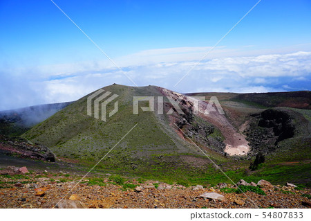 Iwate volcano crater Iwate volcano crater 54807833