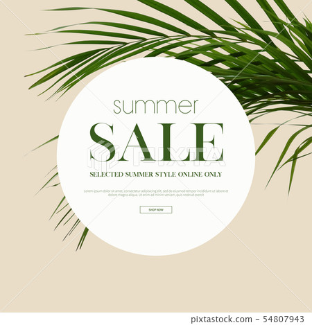 Illustration, summer, sale 54807943