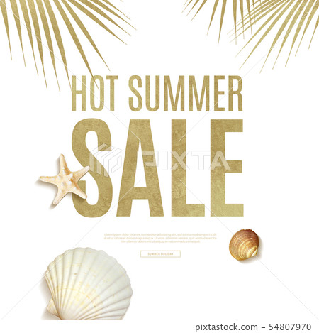 Illustration, summer, sale 54807970
