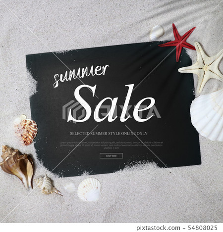 Illustration, summer, sale 54808025