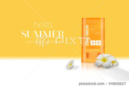 Illustration, summer, sun 54808027