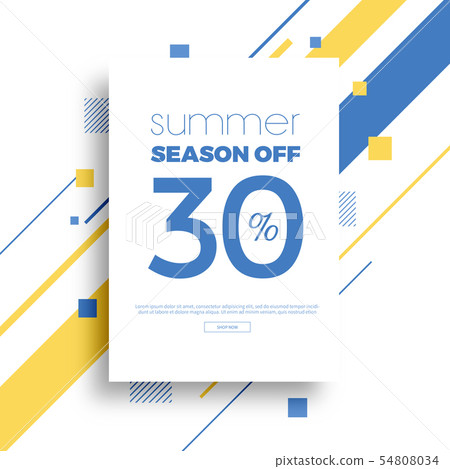 Illustration, summer, sale Illustration, summer, sale 54808034