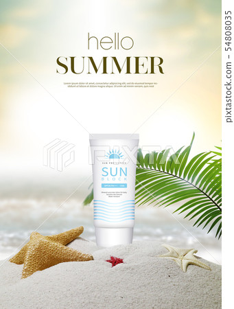 例證,夏天,太陽 例證,夏天,太陽 54808035