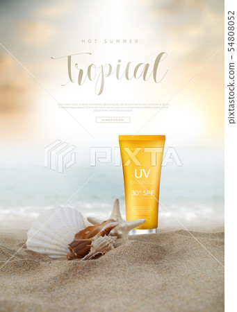 Illustration, summer, vacation 54808052