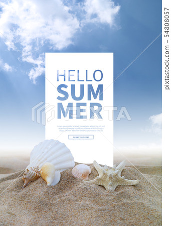 Illustration, summer, vacation 54808057